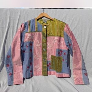 Parsley & Sage Multicolor Patchwork Jacket